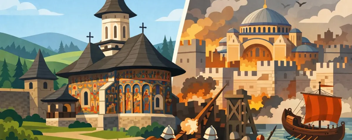 Moldovita Monastery and Constantinople's Siege