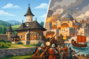 Moldovita Monastery and Constantinople's Siege