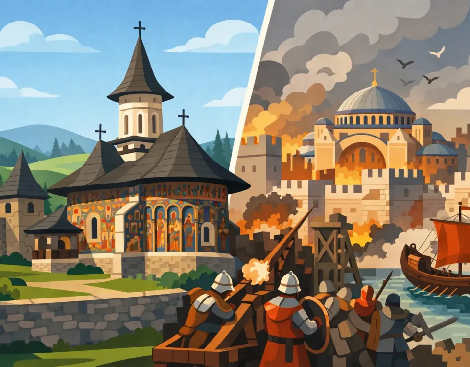 Moldovita Monastery and Constantinople's Siege