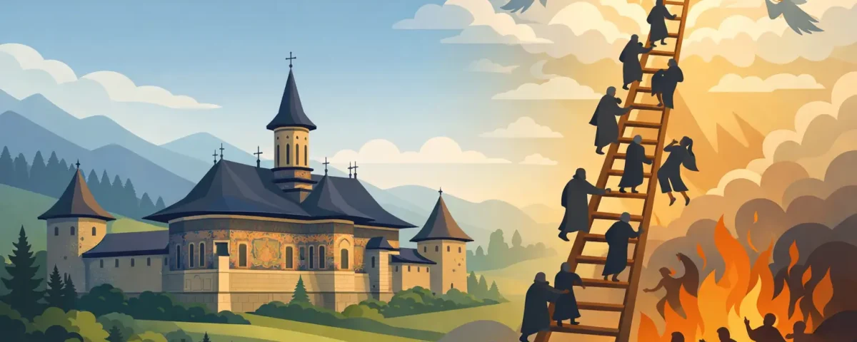 Sucevita Monastery - The Ladder of Divine Ascent