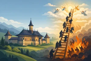 Sucevita Monastery - The Ladder of Divine Ascent