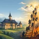 Sucevita Monastery - The Ladder of Divine Ascent